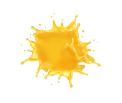Realistic Yellow Mango Juice Splash,mango Papaya Fruits Liquid Splash, Summer Tropical Fruit Juice Fresh Juice Splash.