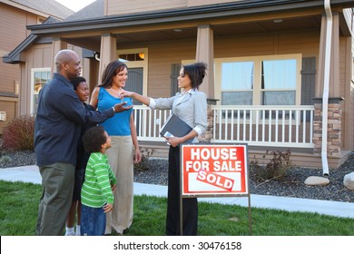 Realtor Gives Family Keys To New Home