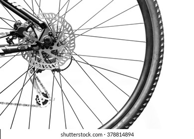 Rear Bicycle Wheel And Gears