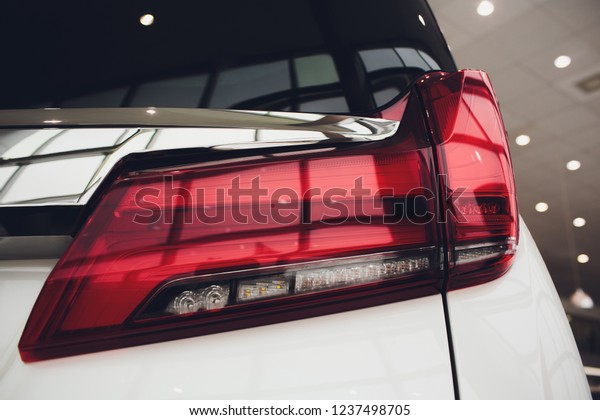 rear car
auto in details backlight tail light
lamp.