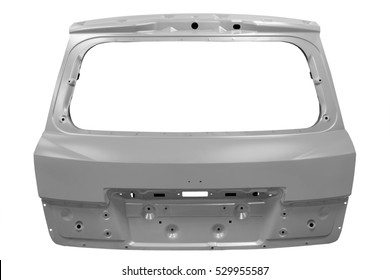 Rear Door Of The Car On A White Background