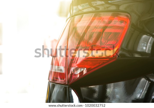 Rear premium car\
flashlight, isolated white