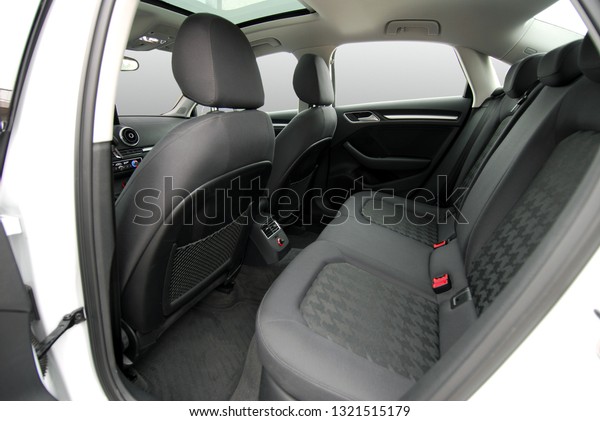 rear seat in the passenger\
car