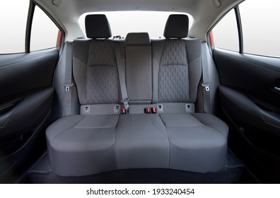 Rear seats in passenger car