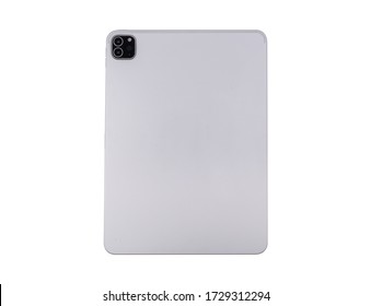 rear tablet isolated on white background