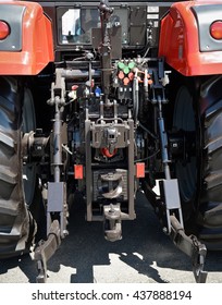 the rear of the tractor - Shutterstock ID 437888194