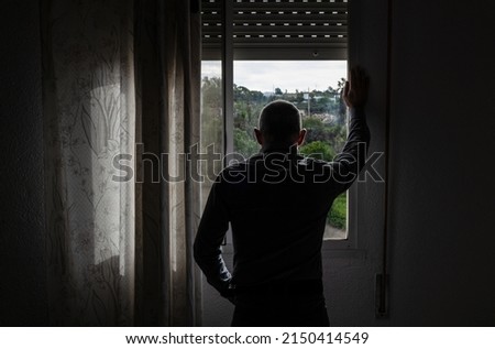 Similar – Image, Stock Photo Lonely house with rear light