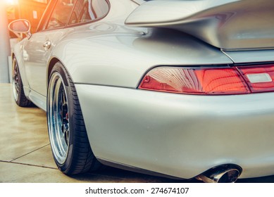 Rear view of a car - Shutterstock ID 274674107