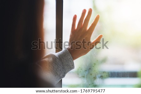 Similar – Image, Stock Photo Lonely house with rear light