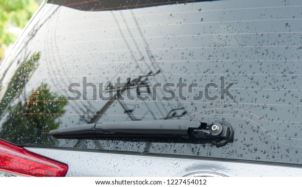 Rear window wiper Car Tech in the technology security\
protection. 