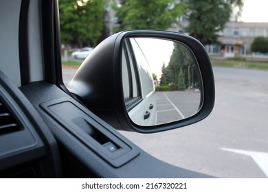 Rearview Mirror On Cargo Van Rearview Stock Photo 2167320221 | Shutterstock