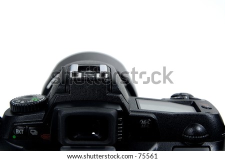 Rearview of SLR Camera