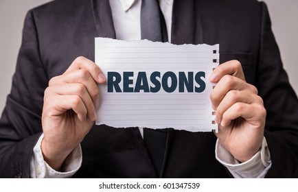 Reasons - Shutterstock ID 601347539
