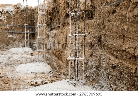 Rebar structures for building foundations and structural support