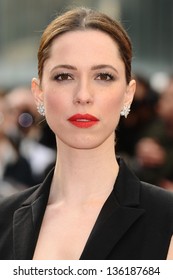 Rebecca Hall Arriving For The Iron Man 3 Premiere, Odeon Leicester Square, London. 18/04/2013 Picture By: Steve Vas