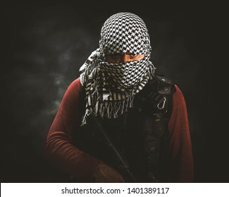 rebel militant terrorist guerrilla concept