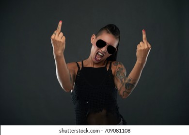 Middle Finger Grunge Stock Photos Images Photography Shutterstock