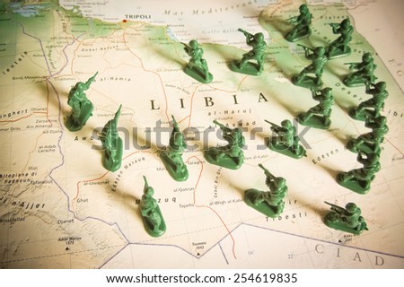 Rebels as invaders on Libya territory