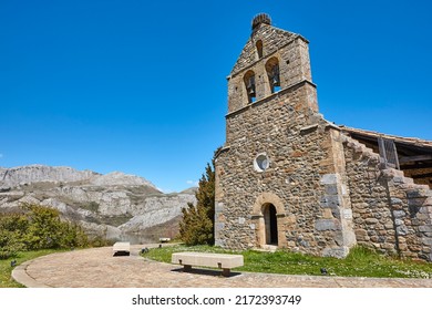 Rebuilding Antique Chapel Interior Of Nuestra Señora. Riano, Spain  