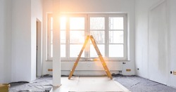 Rebuilding An Old Real Estate Apartment, Prepared And Ready For Renovate
