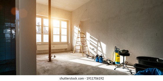 rebuilding an Old real estate apartment, prepared and ready for renovate