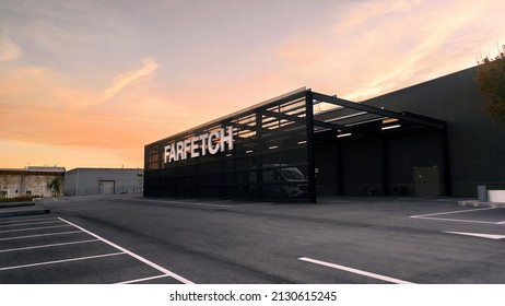 Recarei, Matosinhos, Portugal, October 26, 2021: Farfetch's New Creative Operations Centre In The City Of Matosinhos. FARFETCH Limited Is The Leading Global Platform For The Luxury Fashion Industry.