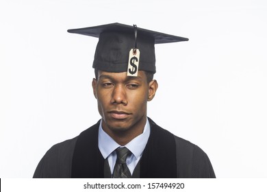 Recent College Graduate Depressed About Tuition Debt, Horizontal