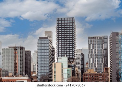 Recently completed and ongoing highrise construction is transforming the Toronto city skyline amid an ongoing condominium boom.