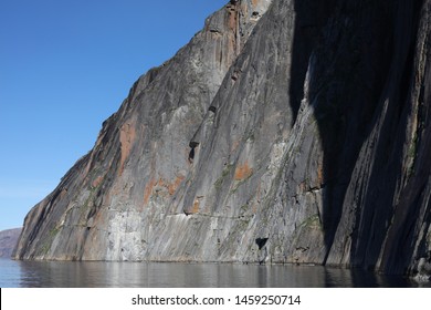 A Recently Exposed Rock Face In A Fjord In Northwest Greenland. The Melt And Retreat Of The Greenland Ice Sheet Is Accelerating