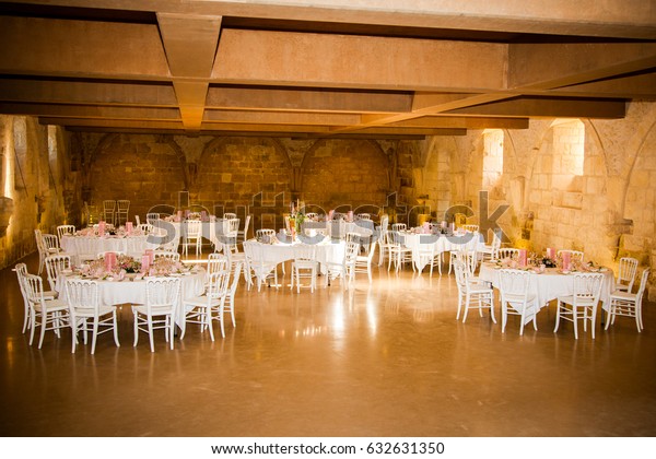 Reception Room Ready Welcome Guests Anniversary Stock Photo Edit