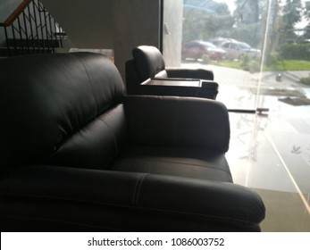 reception room and sofa