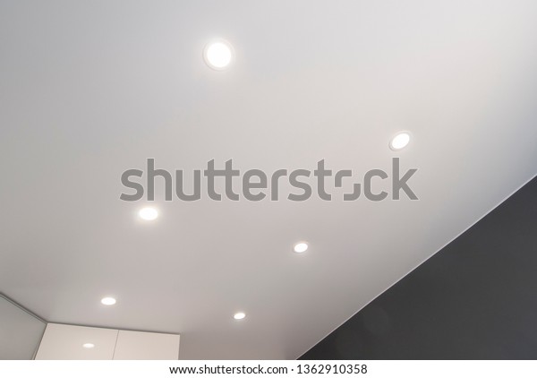 Recessed Ceiling Led Light Stock Photo 