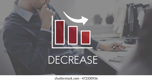 Recession Decrease Business Bar Chart Concept - Powered by Shutterstock - Get 15% off with code: PIKWIZARD15