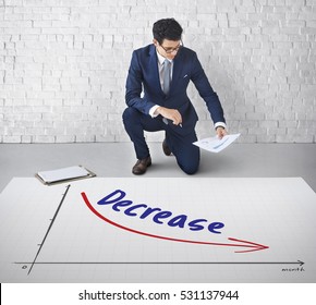 Recession Financial Risk Failure Decrease Concept