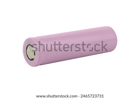 rechargeable battery isolated from background