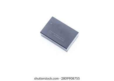 Rechargeable Camera Battery Pack Isolated on White Background