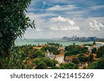 Recife, Pernambuco, Brazil. November, 19, 2016. The cities of Olinda and Recife, seen from Alto da Sé.