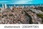 Recife Pernambuco Nordeste Shopping RioMar Buildings Favelas Slums Houses Shantytown Town Pina Cabanga Afogados River Sea Flood Inequality Bridge Transport Cars