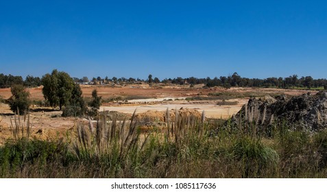 Reclamation Has Removed Most Of The Historic Gold Mining Dumps Around The City Of Johannesburg In South Africa Image With Copy Space In Landscape Format