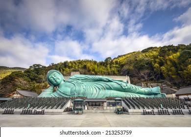 The Reclining Buddha of Nanzoin Temple in Fukuoka, Japan.