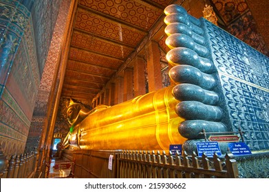 The Reclining Buddha In Thailand.