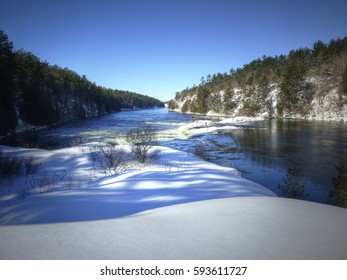 Recollet Falls On French River, Ontario, Canada