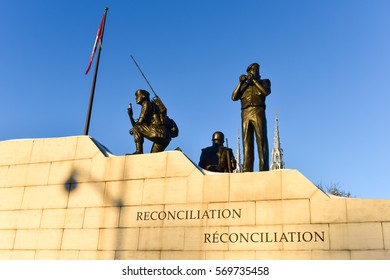 Reconciliation: The Peacekeeping Monument In Ottawa, Canada.