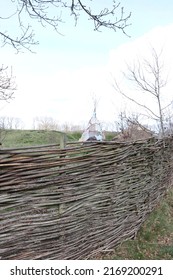 Reconstructed Enclosure Of A Neolithic Village