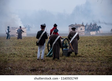 Reconstruction Of The Battle Of The War Of 1812