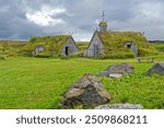 Reconstruction of a Viking Age settlement - Norstead - in Newfoundland Canada