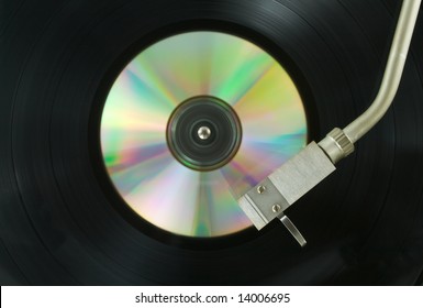 record player with cd