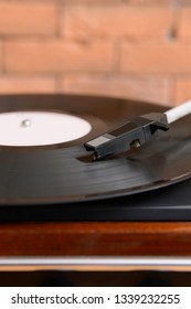 Record player with vinyl disc, closeup - Shutterstock ID 1339232255