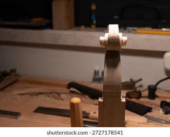 A record of a violin maker's process of creating a handmade violin codenamed "3r691".