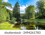 Recreational area Ravnedalen in Kristiansand, Norway